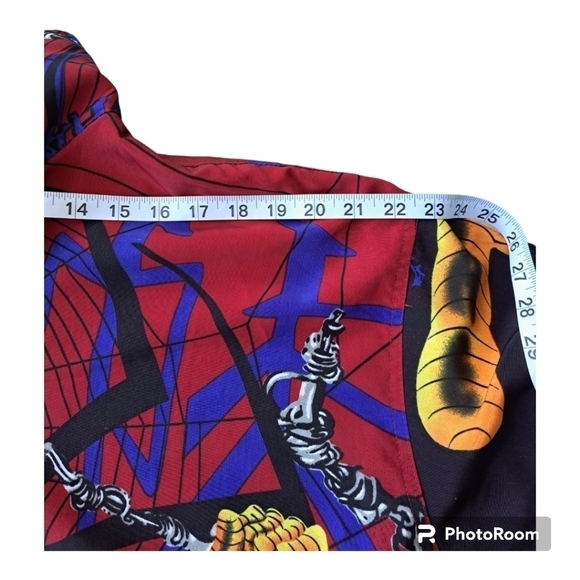 Spiderman Fab exchange short sleeve shirt men's button front XL - Picture 11 of 11
